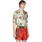 Dries Van Noten Off-White and Multicolor Carlton Shirt