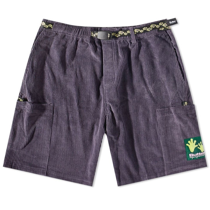 Photo: Butter Goods Men's Corduroy Cargo Short in Slate