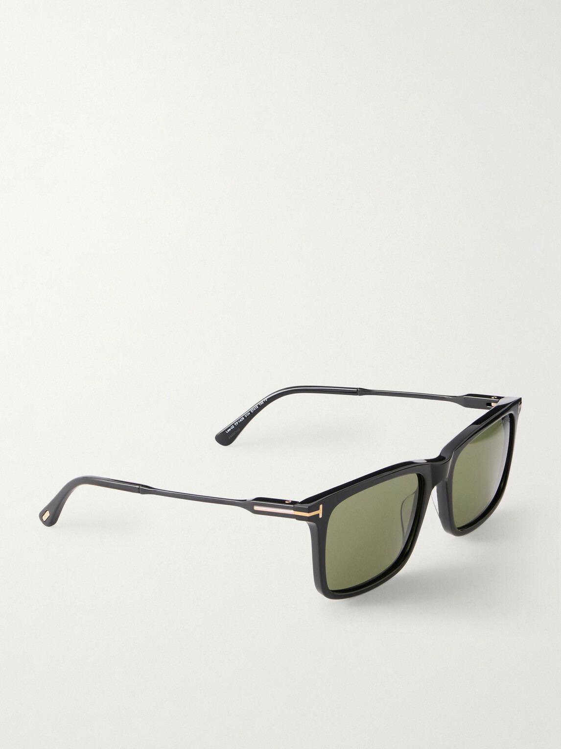 TOM FORD - Lee-02 Square-Frame Acetate and Titanium Sunglasses - Black