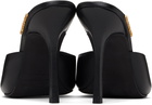 Alexander Wang Black Lucienne 105 Thong Heeled Sandals