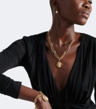 FoundRae Forever A Pair 18kt gold pendant necklace with diamonds
