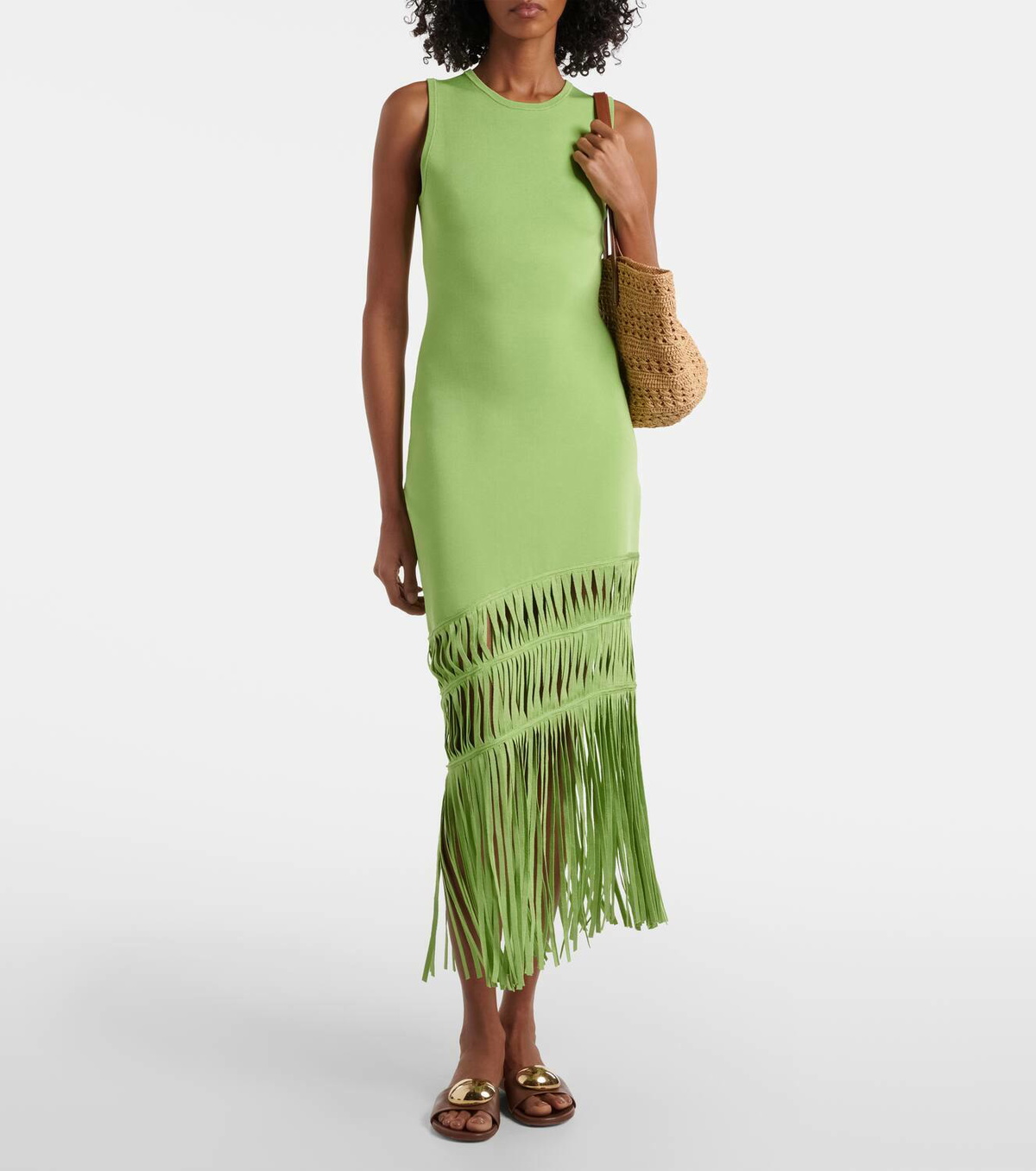 Simkhai Brookes fringed maxi dress Simkhai
