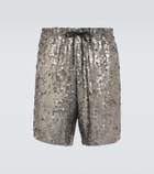 Dries Van Noten Sequined shorts