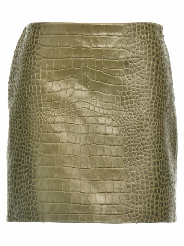 Photo: Ermanno Scervino Crocodile Print Skirt