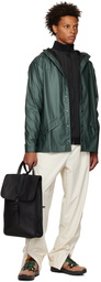 RAINS Green Waterproof Jacket