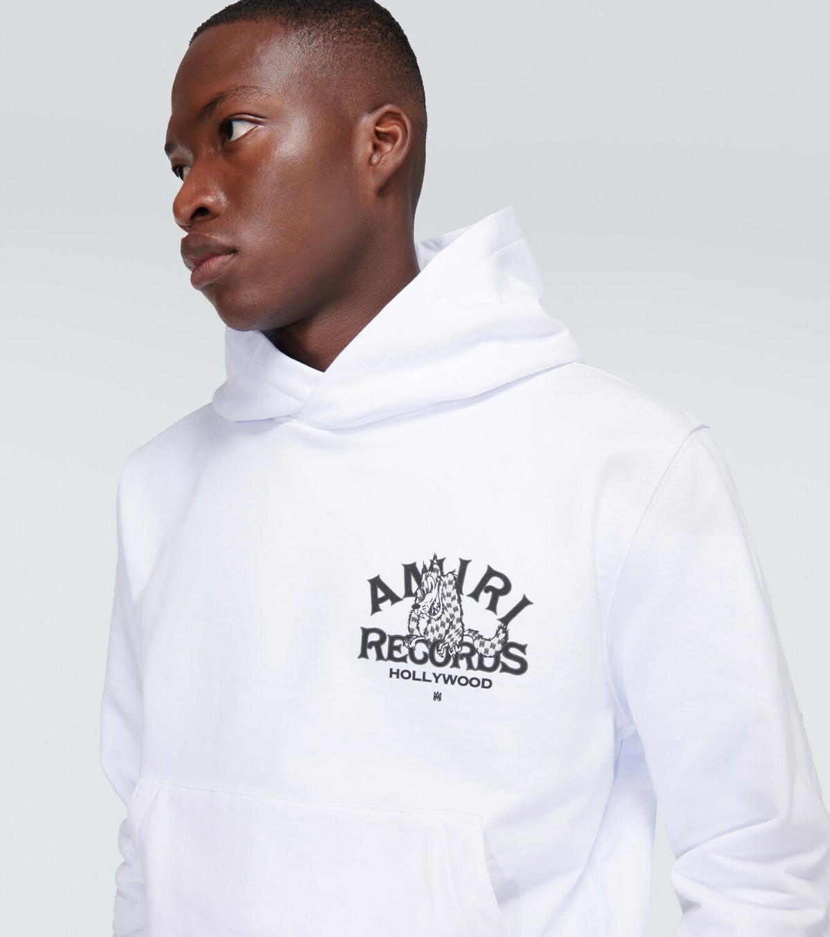 AMIRI ホワイトパーカー XXS　確実正規品 AMIRI logo-print Hoodie | White | FARFETCH