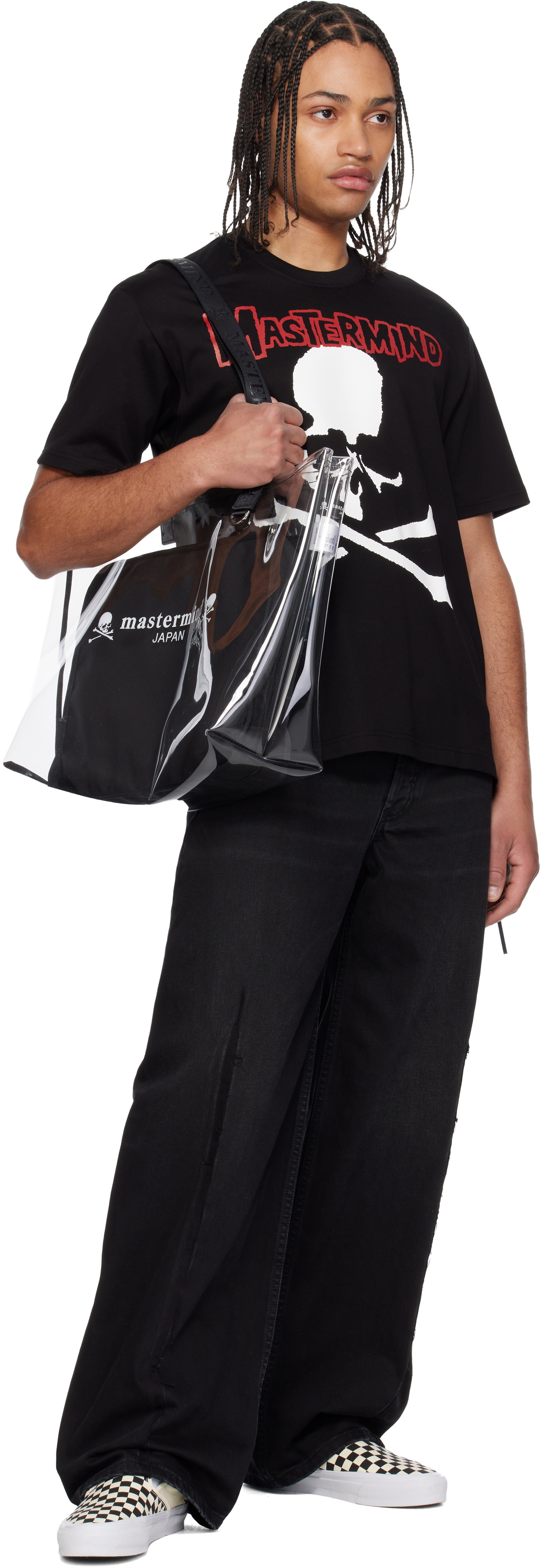 mastermind JAPAN Black Beach Tote