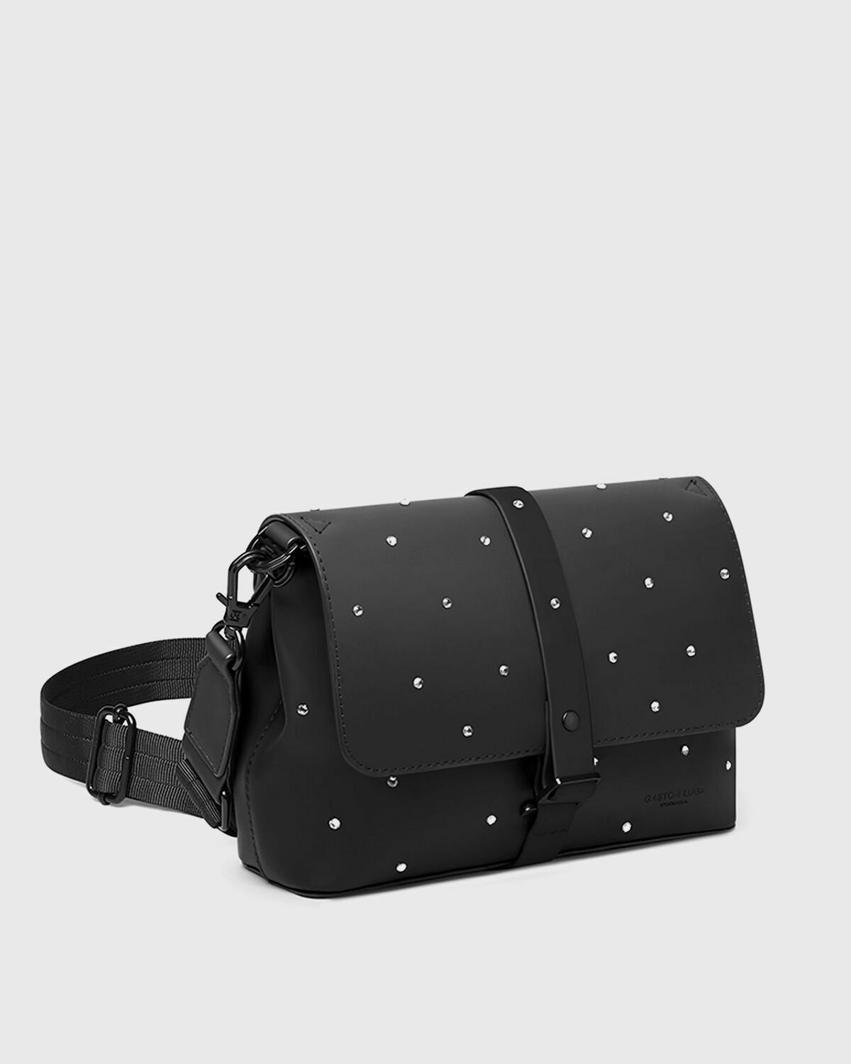 Gaston Luga X Swarovski Spläsh Crossbody Bag Black Womens Handbag