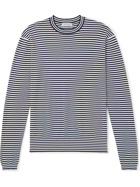 Odyssee - Timonos Striped Cotton T-Shirt - Blue
