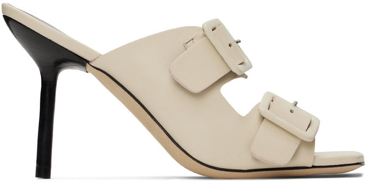 Photo: Staud Off-White Remi Heeled Sandals