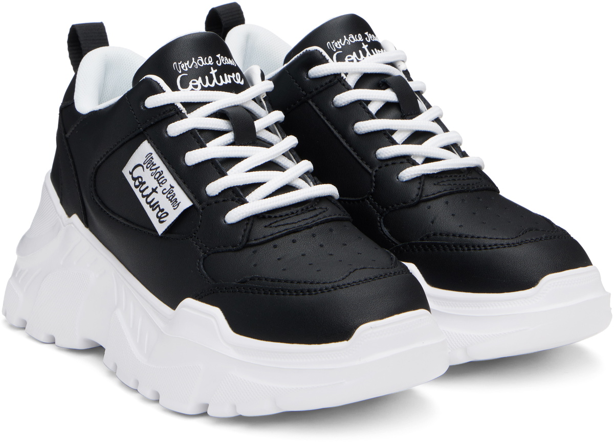 Versace Jeans Couture Black Speedtrack Sneakers