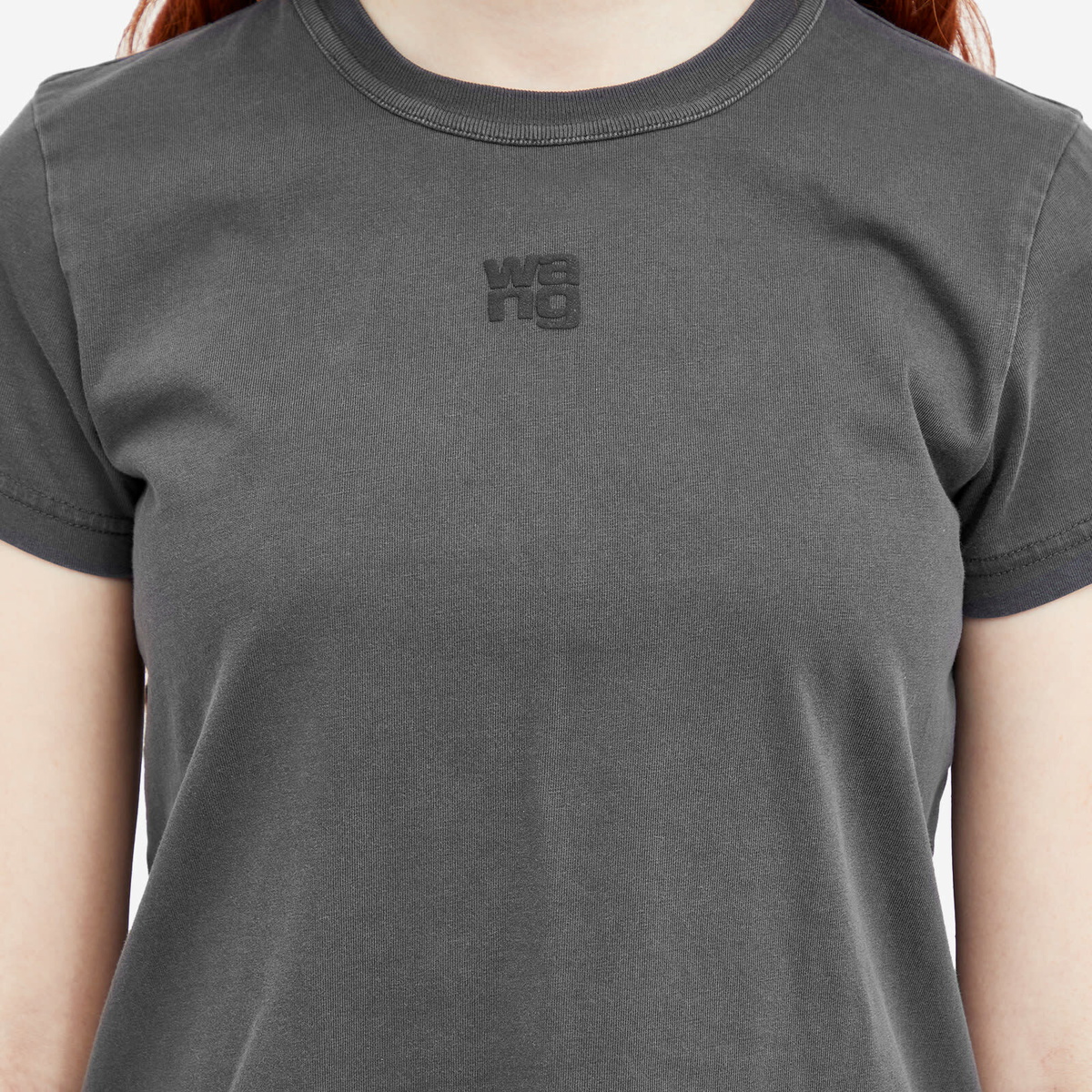 【関税&送料込】Alexanderwang.T Essential T-Shirt Alexander Wang Women's Essential Logo T-Shirt in Soft
