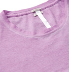 Massimo Alba - Panarea Watercolour-Dyed Cotton-Jersey T-Shirt - Pink