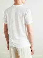 De Petrillo - Linen-Jersey T-Shirt - White