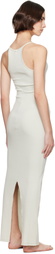 SKIMS Green Cotton Rib Long Cami Maxi Dress