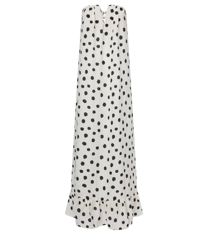 Photo: Adriana Degreas Polka-dot bustier dress