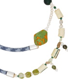 Wales Bonner SSENSE XX Gemstone & Charms Necklace Set