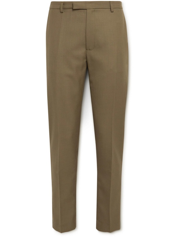 Photo: SÉFR - Harvey Slim-Fit Tapered Woven Trousers - Green