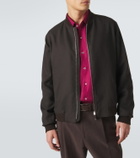 Zegna Linen bomber jacket