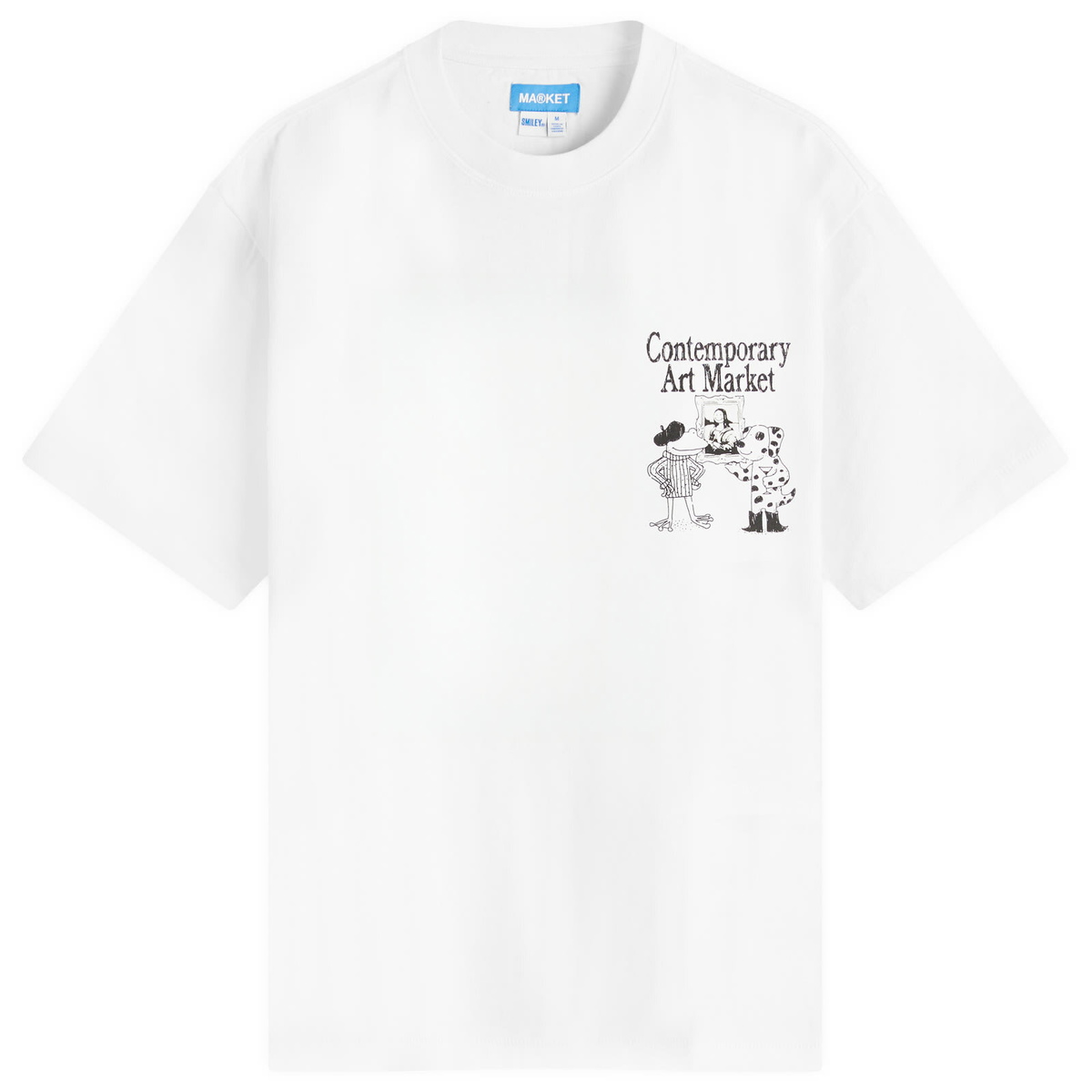 MARKET Men's Smiley Museum Uv T-Shirt in White