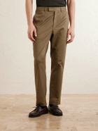 Purdey - Straight-Leg Stretch-Lyocell Twill Chinos - Neutrals