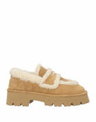 Sandro Womens Loafers in Beige