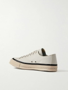 Visvim - Skagway Lo Leather-Trimmed Canvas Sneakers - Neutrals
