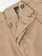 Incotex - Incotex Blue Division Straight-Leg Pleated Cotton and Cashmere-Blend Twill Trousers - Neutrals