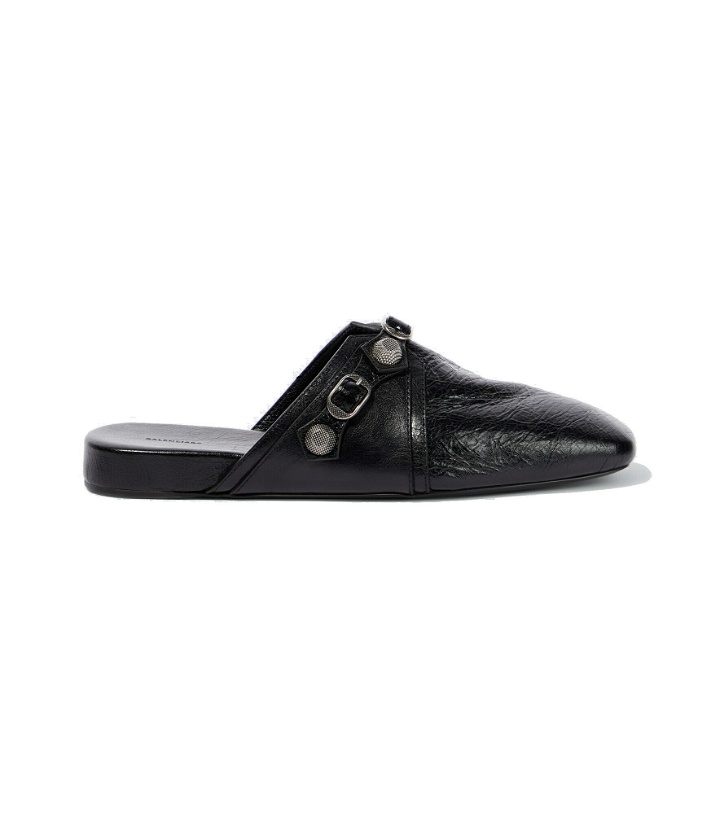 Photo: Balenciaga - Cosy leather slippers