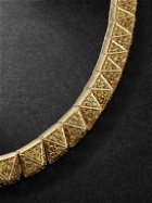 KOLOURS JEWELRY - Triangle Medium Gold Diamond Bracelet - Gold