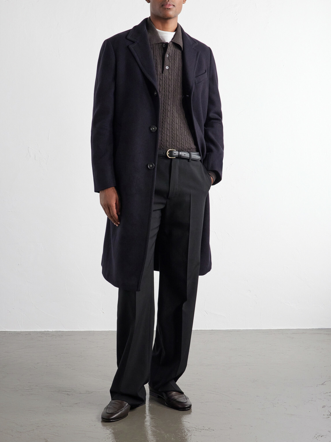 Massimo Alba - Mercury Cashmere Coat - Blue