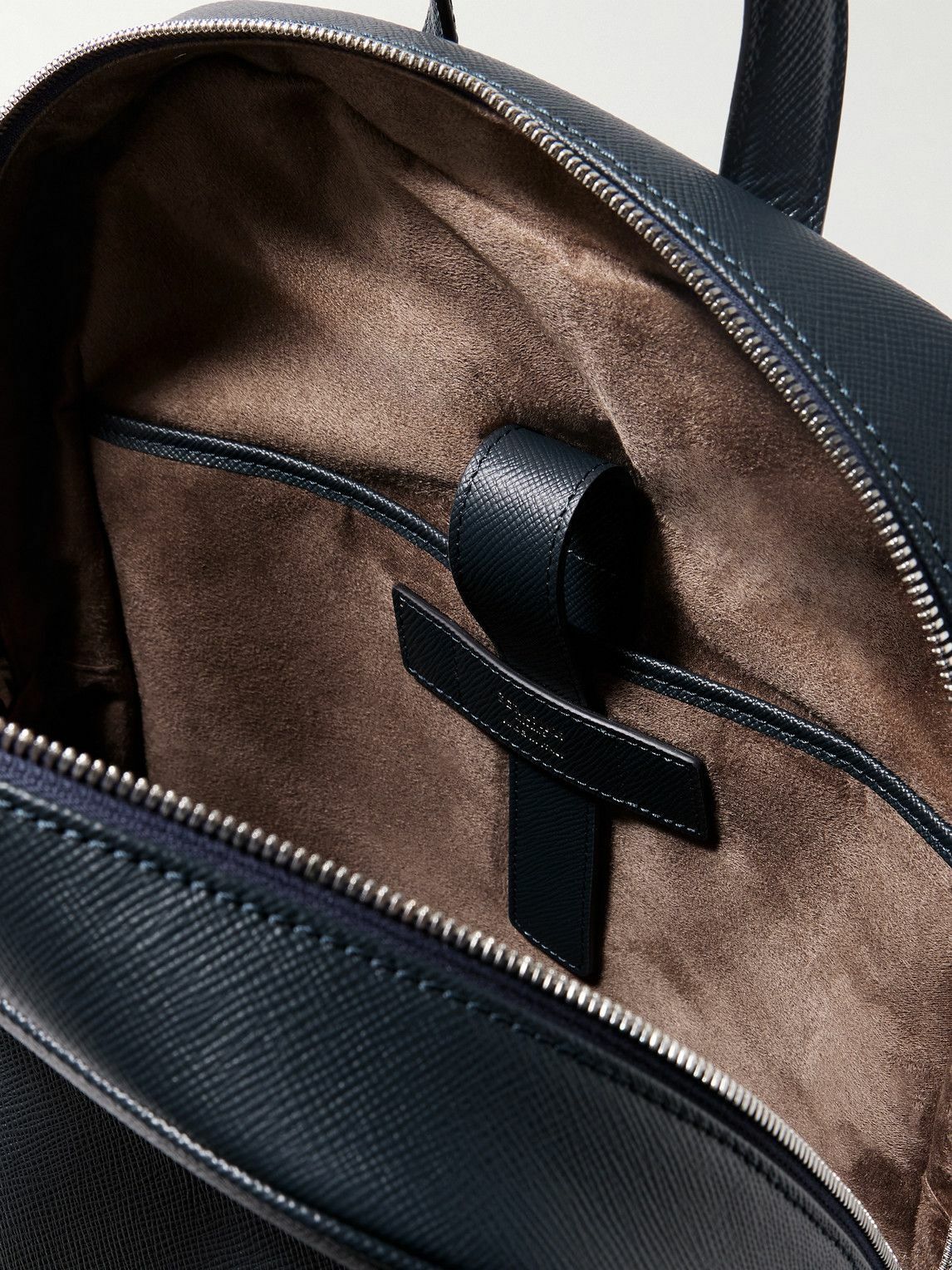 Serapian - Evoluzione Cross-Grain Leather Backpack