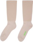 Rick Owens DRKSHDW Pink 'Cunty' Socks