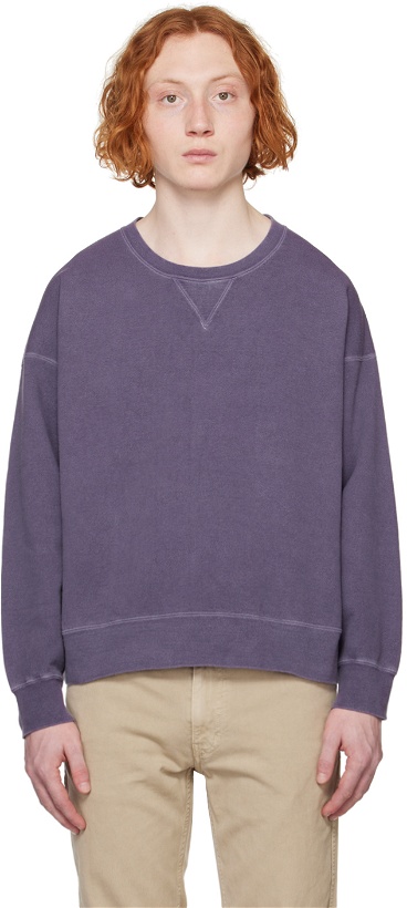 Photo: visvim Purple Jumbo Sweatshirt