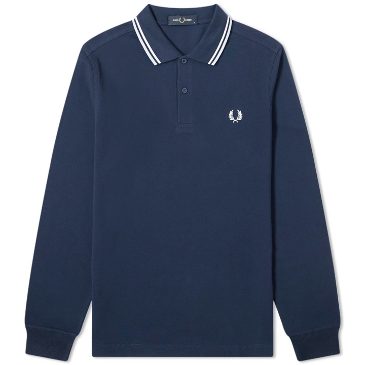 Photo: Fred Perry Authentic Long Sleeve Twin Tipped Polo