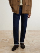 Rubinacci - Suede Penny Loafers - Brown