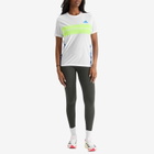 Adidas Running adidas Adizero Run T-Shirt in White/Lucid Lemon