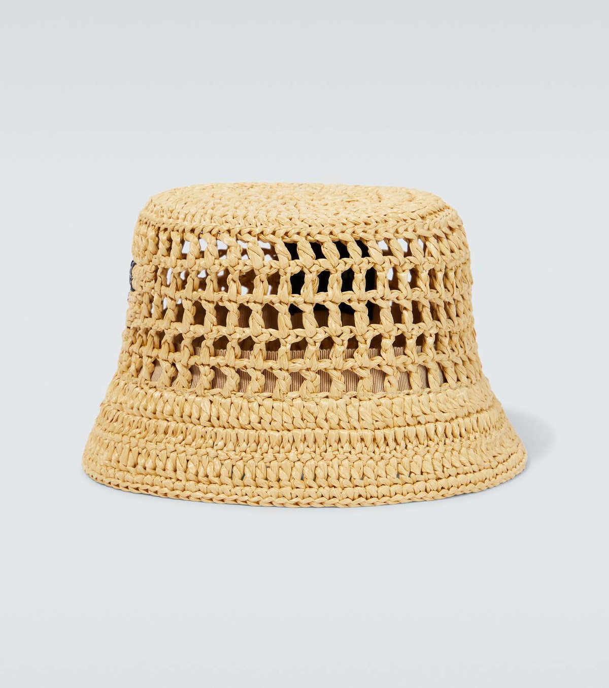 【送料&関税込】Prada Raffia Hat Prada triangle-logo Woven Raffia Hat | Neutrals | FARFETCH