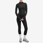 Adanola Women's Ultimate Long Sleeve Zip Up Top in Black