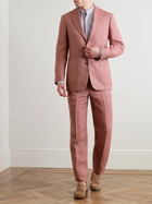 Richard James - Unstructured Linen Suit Jacket - Pink