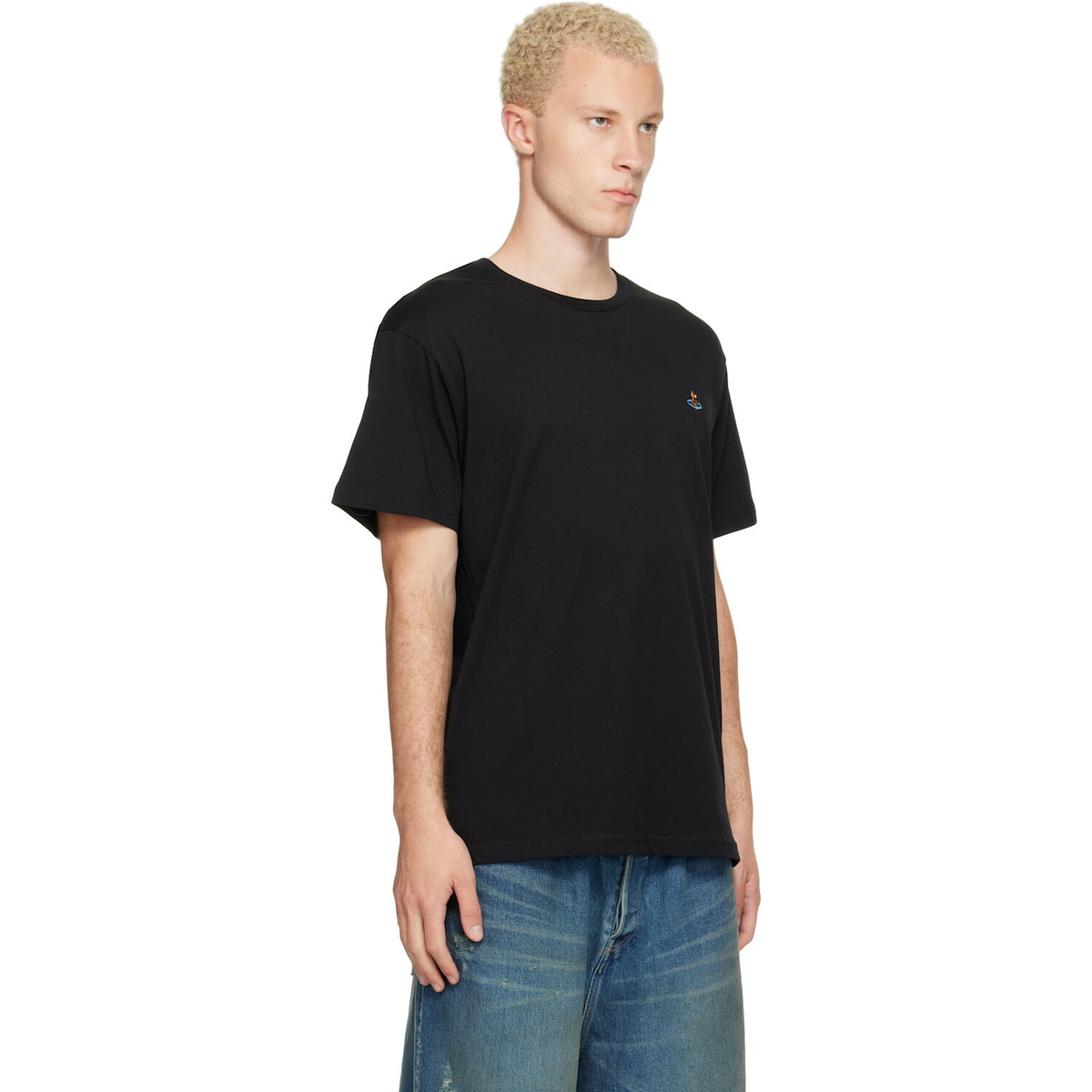 Vivienne Westwood Black Classic Multicolor Orb T-shirt