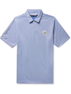ADIDAS GOLF - Appliquéd Recycled Primeblue Piqué Golf Polo Shirt - Purple
