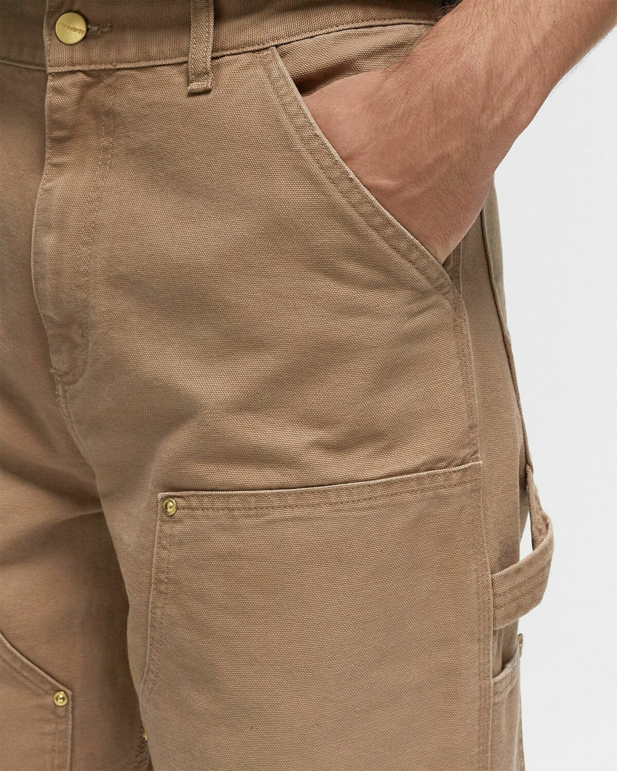 Carhartt Wip Double Knee Pant Brown Casual Pants