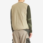 KA_YO_Prototype Men's Insulated Vest in Hay Beige