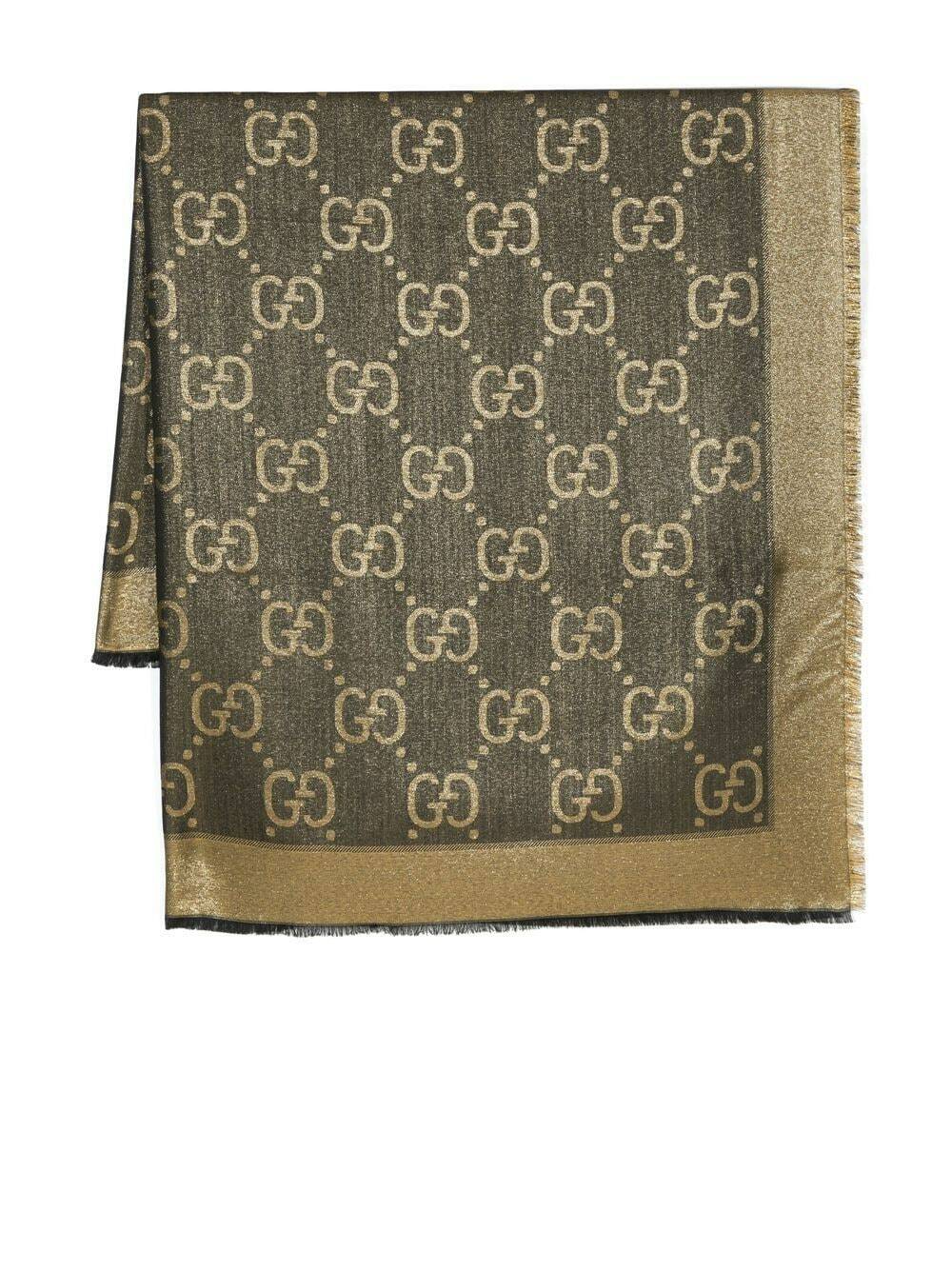 Gucci - Gg Wool Blend Scarf Gucci