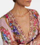 Camilla Floral silk kaftan
