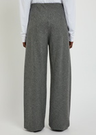 Vince Wide-leg Wool-blend Trousers Light Grey