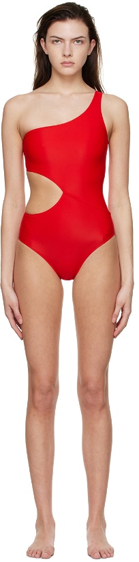 Photo: Solid & Striped Red 'The Claudia' One-Piece Swimsuit