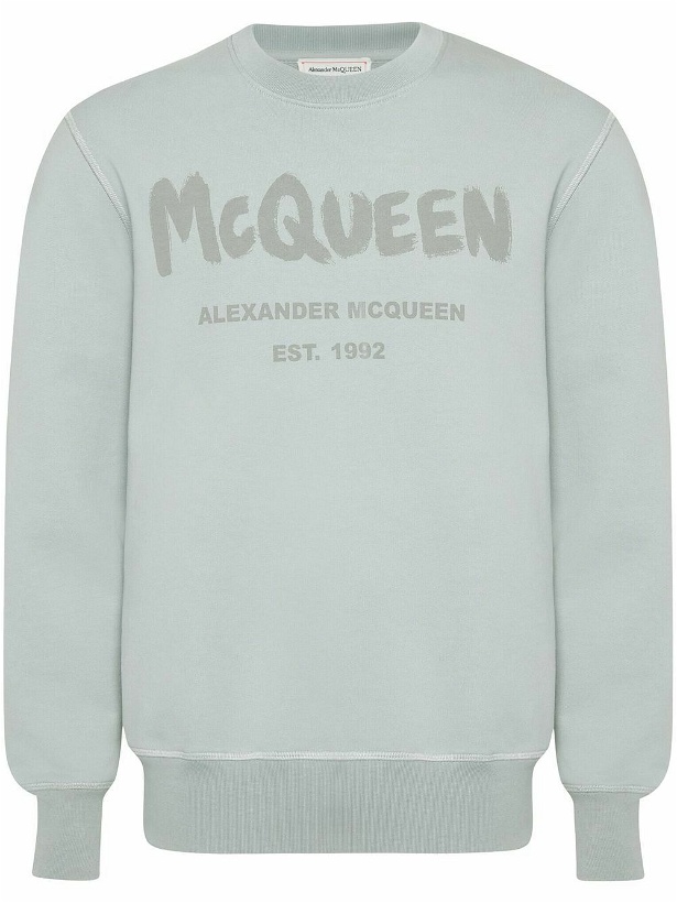 Photo: ALEXANDER MCQUEEN - Logo Cotton Sweatshirt