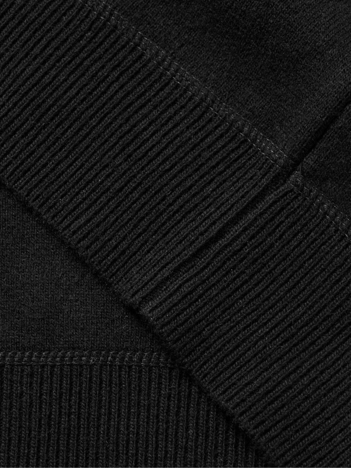 【送料&関税込】C.P. Company Black Wool Blend Sweater C.P. Company - Wool blend turtleneck sweater black - The Corner